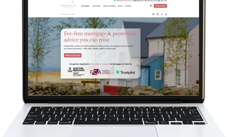 Amanda Law Mortgages Website