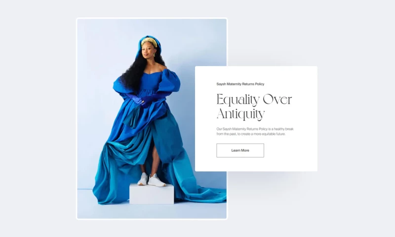 Custom Shopify solutions for the Saysh brand
