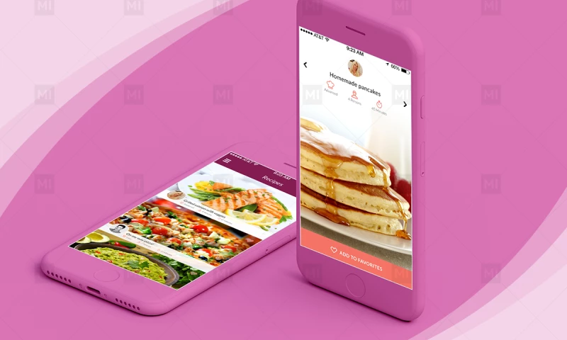 InGenious Soft - Recipes Mobile App Design