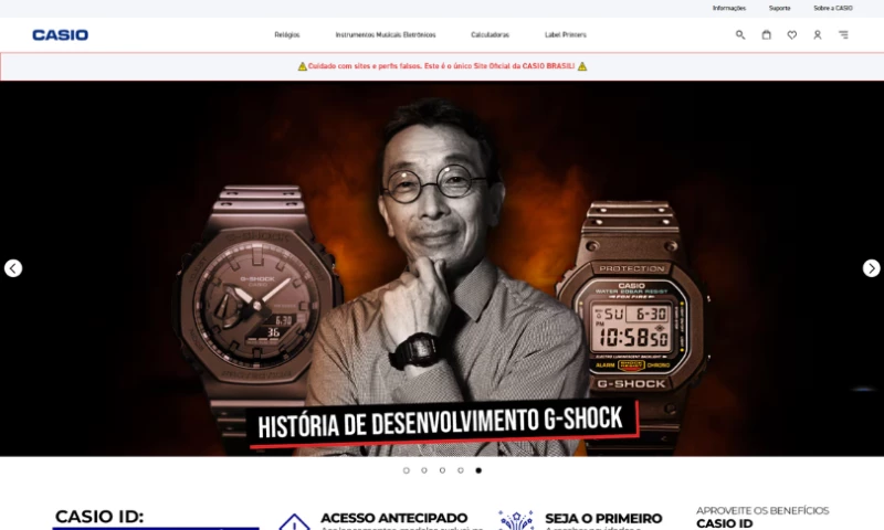 Trezo Soluções para Magento - Casio Brazil Multistore B2C Operation on Adobe Commerce for One of the World's Most Recognized Electronics Brands