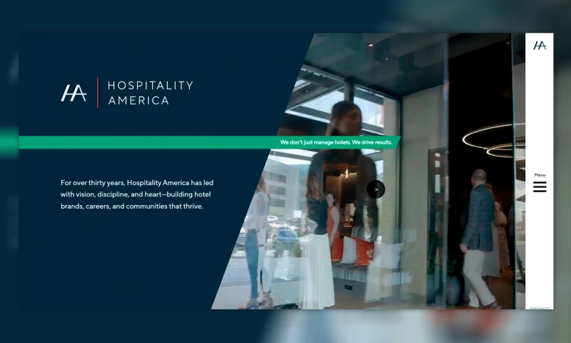 Hotel Management Site for Hospitality America