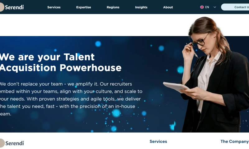 Multilingual Enterprise Website for Serendi