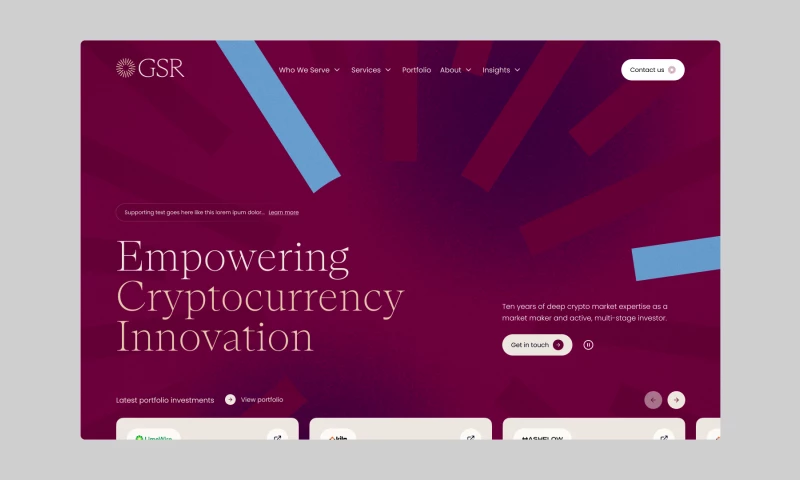Groundbreaking Web Design for a Fintech Leader