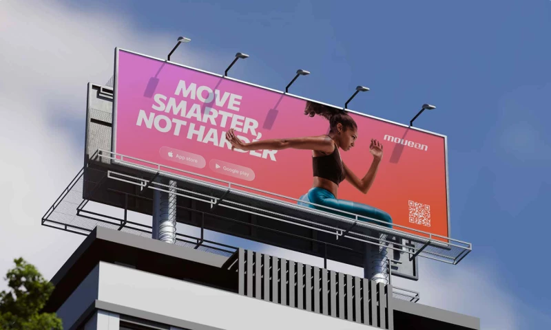 Arounda - MoveOn | Fitness App Branding for Daily Habits