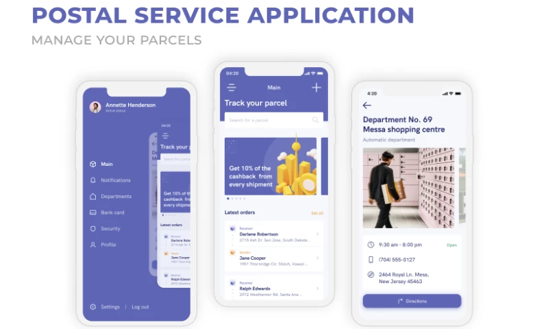 2muchcoffee - Postal Service Application