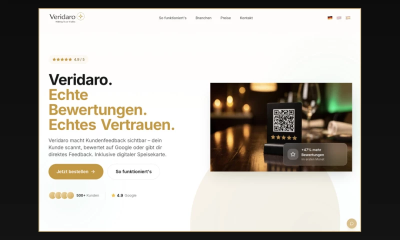 StudioMeyer - Veridaro B2B Review Management