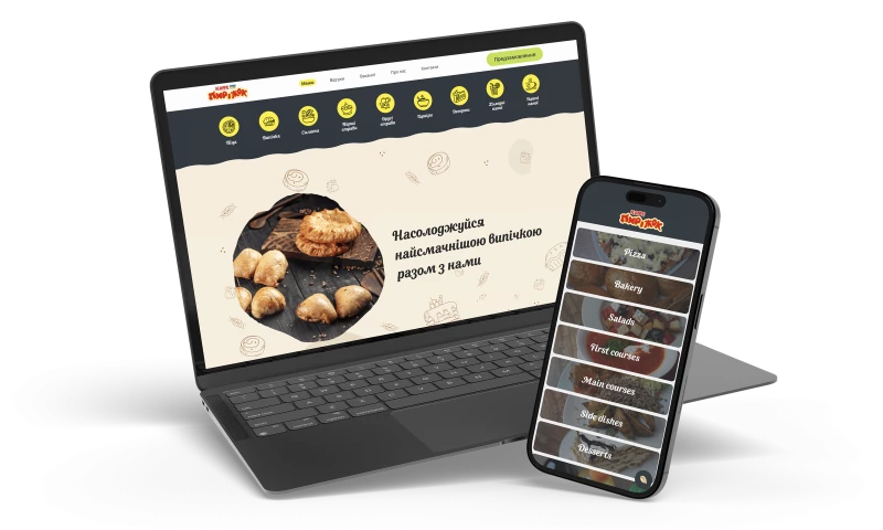 Complete Solution Europe - Pyrizhok — Food Delivery Platform with AI Ordering Assistant