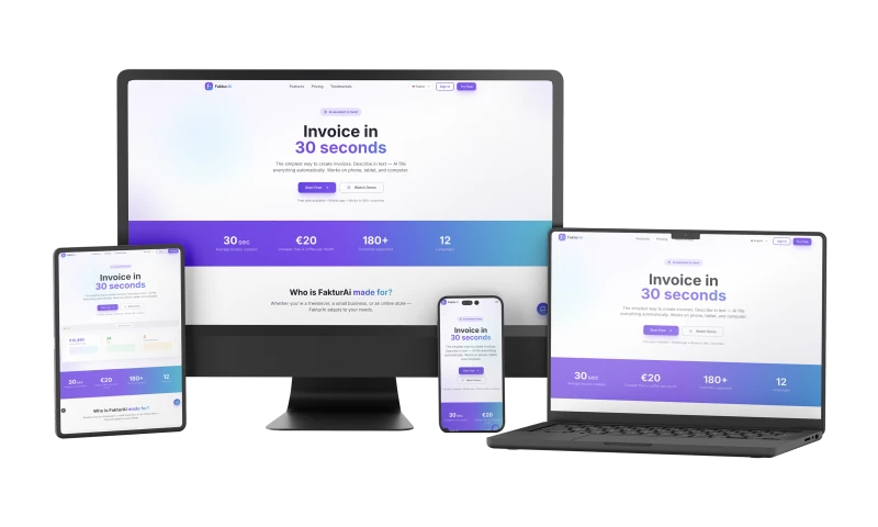 Complete Solution Europe - FakturAi — AI-Powered Invoicing SaaS for Slovak & EU SMBs