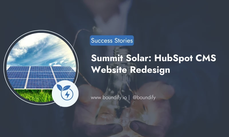 Boundify - Solar Energy Company Website Redesign | HubSpot CMS