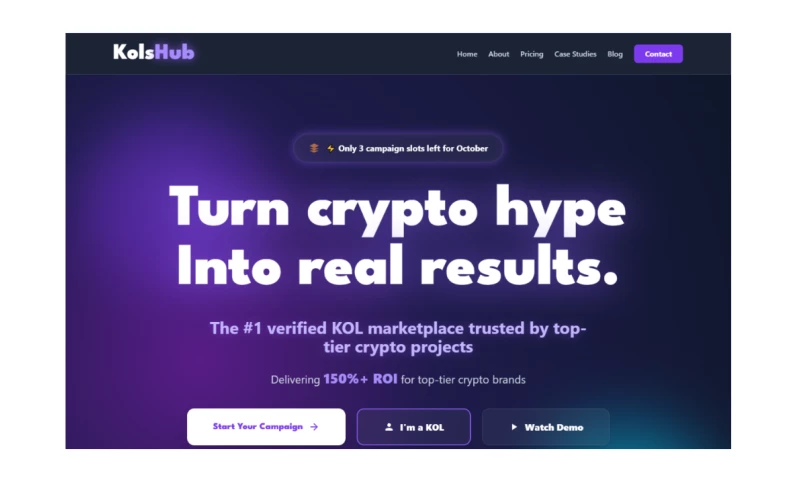 Nextry - Project Title: Crypto KOL Marketplace Platform - KolsHub