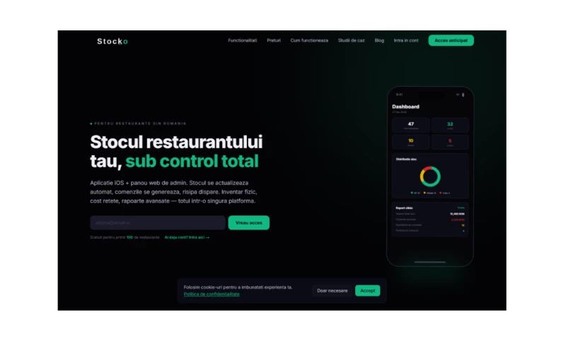 Nextry - Restaurant Stock Management App - Stocko