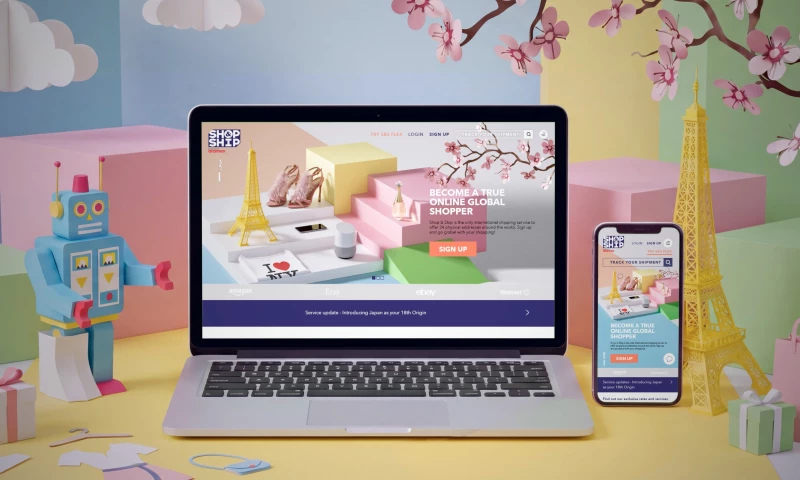 Almost Impossible Agency - Shop & Ship Relaunch