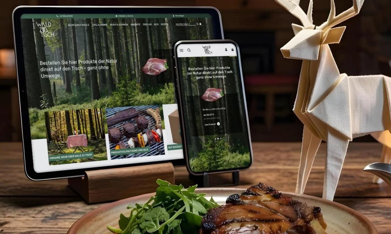 4eck Media - Wald zu Tisch: PrestaShop E-Commerce for Premium Game Meat