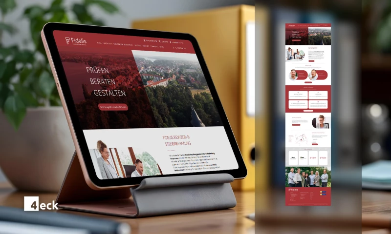WordPress MultiSite Relaunch for Fidelis Revision & Steuerberatung