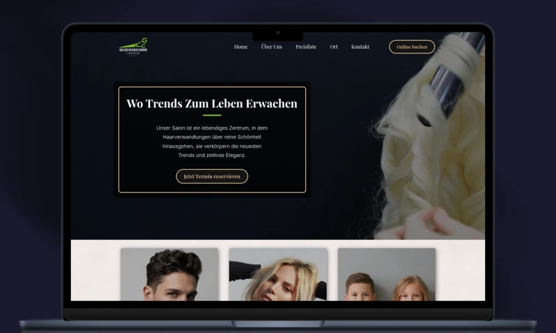 Engridded - Smart Website for Modern Hair Salon