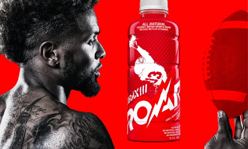 Roar Beverages Odell Beckham Jr. Signature Sports Drink Packaging