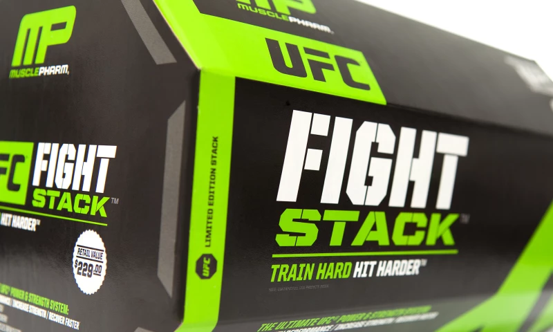 MusclePharm Assault & UFC Fight Stack Packaging