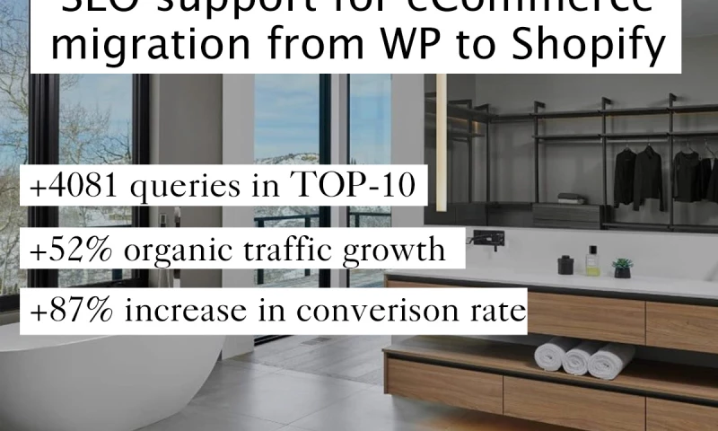 SEO Support for an E-commerce Migration from WordPress to Shopify