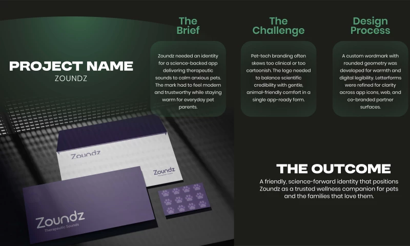 Digitally Hatch - Zoundz Brand Identity