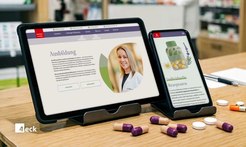 4eck Media - Pharmacy Website & Umbrella Brand for Cottbus Apotheken