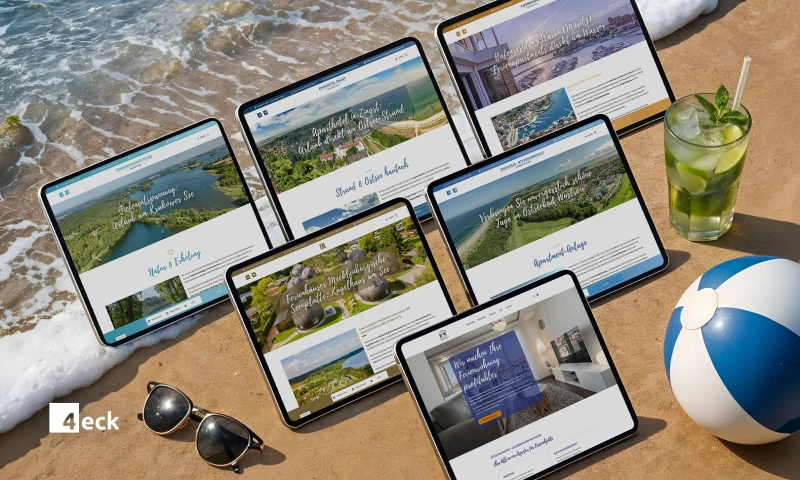 4eck Media - MultiSite Multiple Websites in One System with Booking Integration for Holiday Apartments