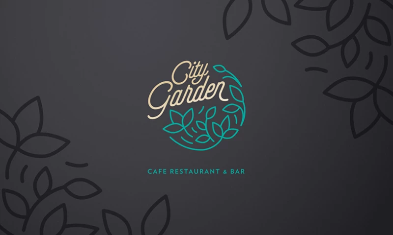 CITY GARDEN RESTAURANT VISUAL IDENTITY