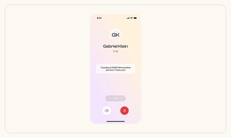 Glow Design Agency - Dropcall AI-Powered Mobile App for Outbound Calls