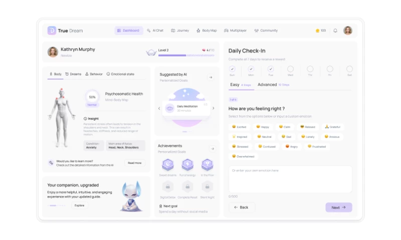 Glow Design Agency - True Dream Product Design for MindBody Connection