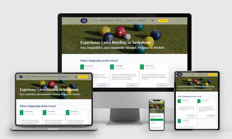 JSO Web Dev - Mayfair Lawn Bowling Club