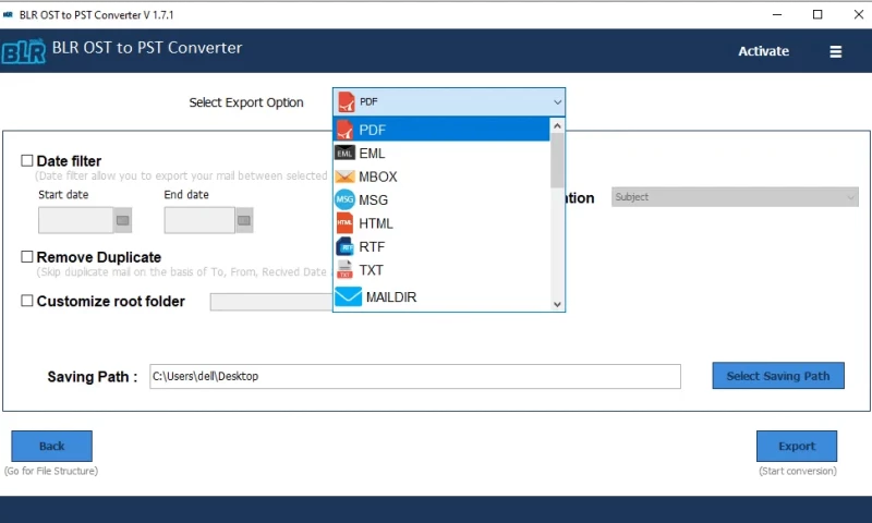 BLR Tools - OST to PST Converter