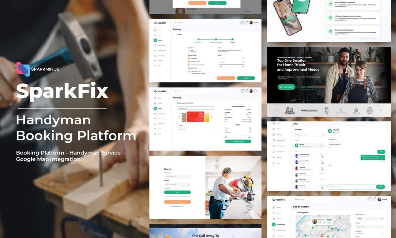 SparkMinds - Handyman Booking System