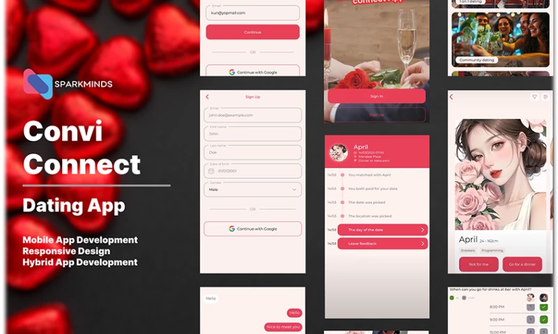 SparkMinds - Dating Application