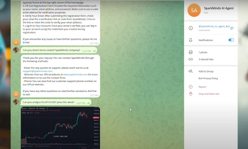 SparkMinds - AI Agent - Chatbot Support Center