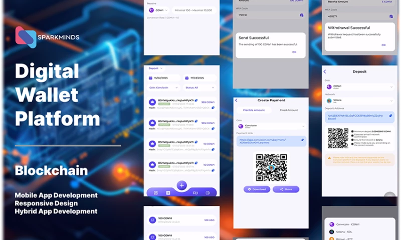 SparkMinds - Digital Wallet Platform