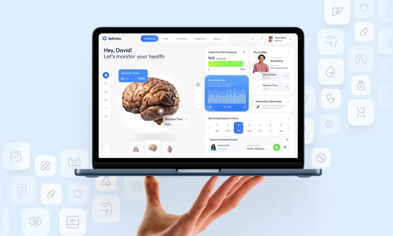 Arounda - Sellution | Healthcare Dashboard UX/UI Design