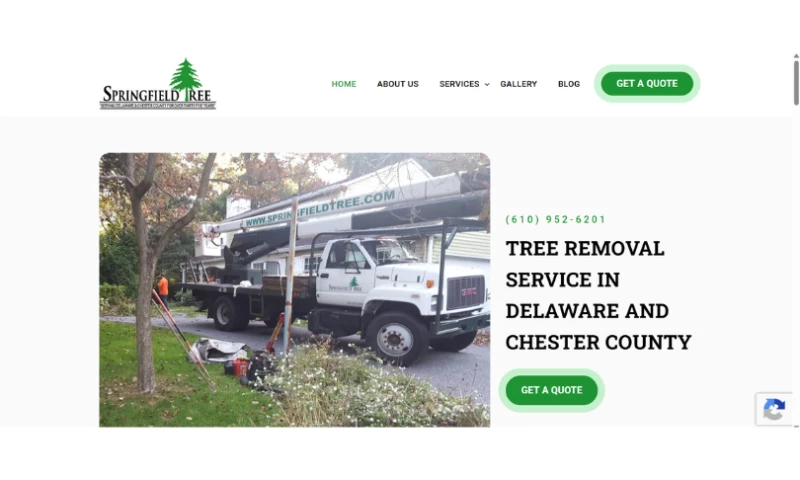 Black Marlin Technologies - Website Re-Design For Tree Removal in Delaware
