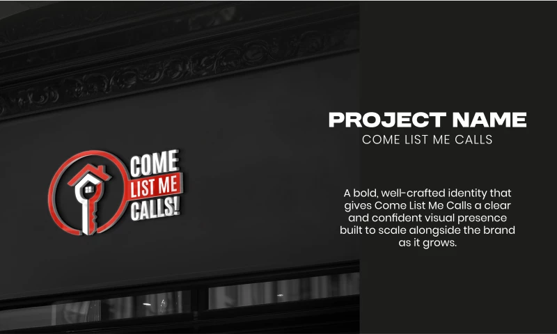 Digitally Hatch - Brand Identity & Logo Design for Come List Me Calls