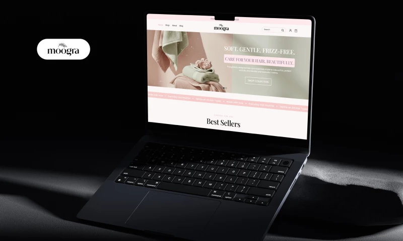 Digitally Hatch - Luxury E-Commerce Storefront for Moogra Beauty