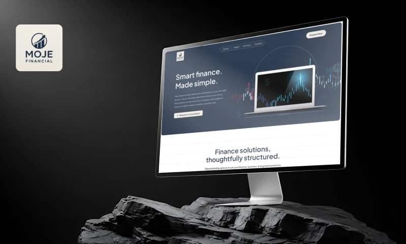 Digitally Hatch - Fintech Web Design & Development for Moje Financial