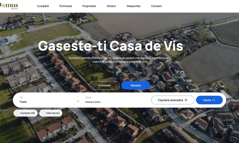 iWeb Digital - DomusRealty - Real Estate Digital Platform with Custom CRM and AI Voice Bot