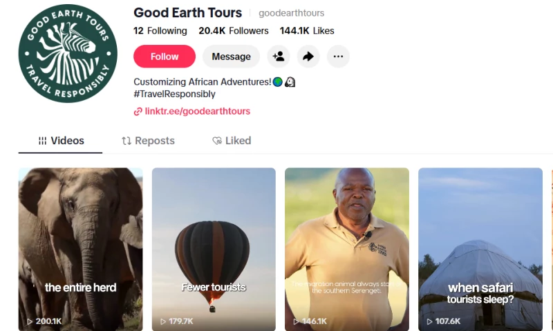 Fokus Content - Building a Personal Brand and Lead Generation System for an African Safari Company