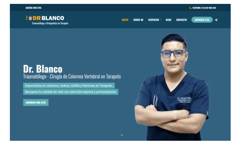 Go Negocio - Website Redesign & SEO Strategy for Traumatologist #1 on Google