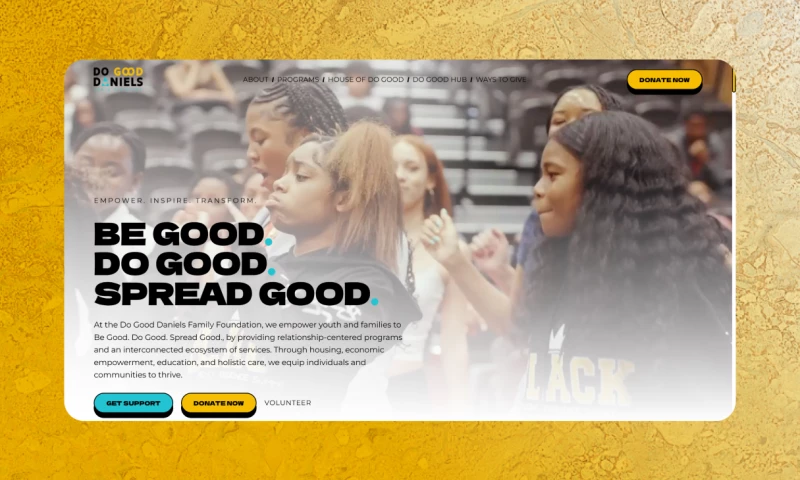 Socialectric - Do Good Daniels Website Redesign & Migration