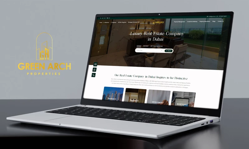 Aun Digital - Green Arch Properties Website Development