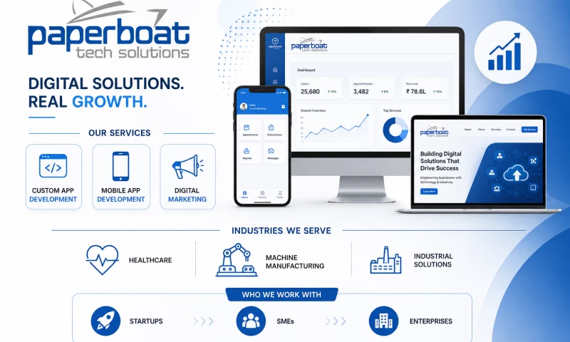Paperboat Tech Solutions - Custom App Development