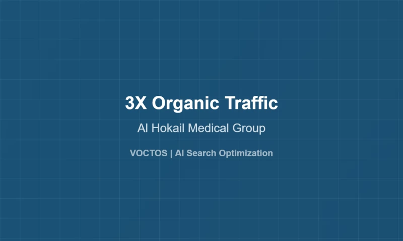 Voctos - 3X Increase in Organic Traffic for Al Hokail Medical Group