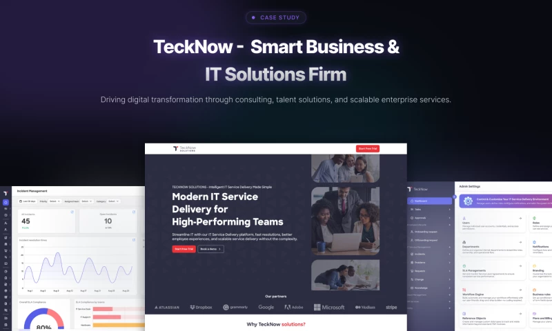 Teamseven PVT LTD - Tecknow Intelligent IT Service Management Platform