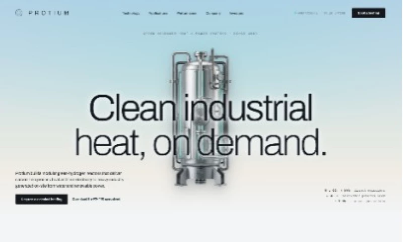 Studio Ubique - Homepage concept for Protium