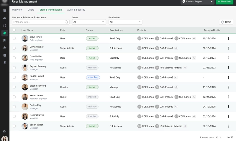 XB Software - Custom Project Management Application for Bridge Builders