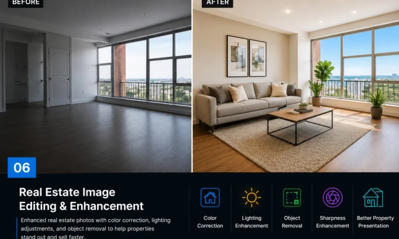 Pinnacle Edits - Real Estate Photo Editing 1,200 Listing Images, HDR & Sky Replacement